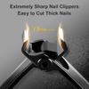 Nail Clippers For Thick Nailside Jaw Opening Oversized Nail Clippers   Stainless Steel Heavy Duty Toenail Clippers For Thick Nails   Extra Large T - P