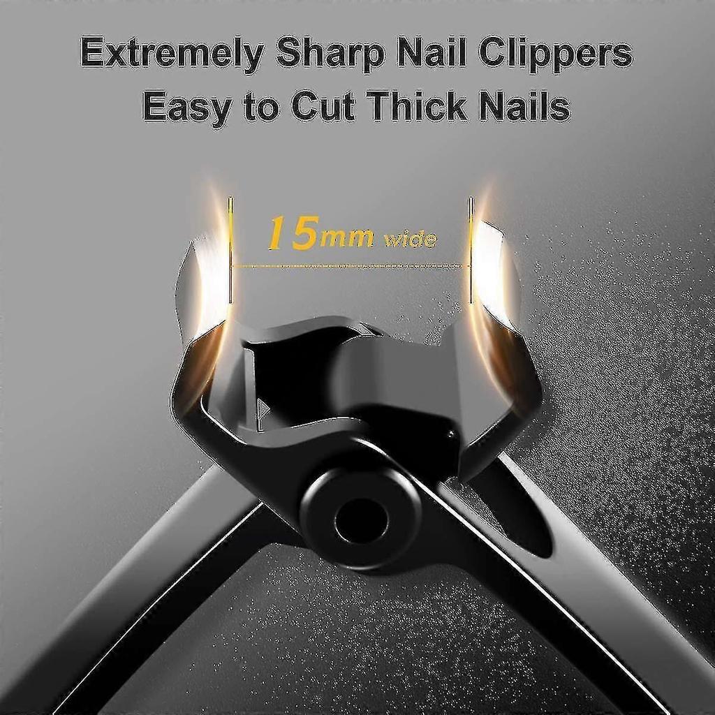Nail Clippers For Thick Nailside Jaw Opening Oversized Nail Clippers Stainless Steel Heavy Duty Toenail Clippers For Thick Nails Extra Large T - P