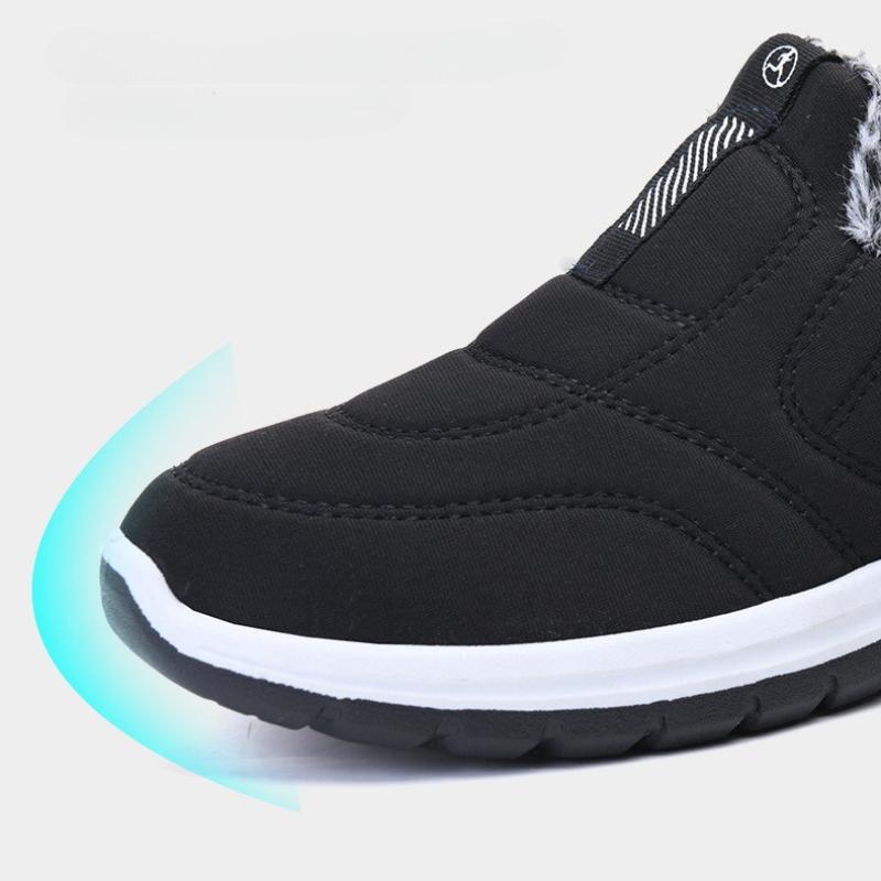 Bavlněné boty pro muže a ženy, teplé boty, zimní fleecové sportovní boty, protiskluzové a teplé boty