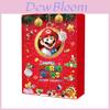 Decoração de Resina de Natal do Super Mario Com Display de 24 Compartimentos Para Eventos de Jardim em Casa