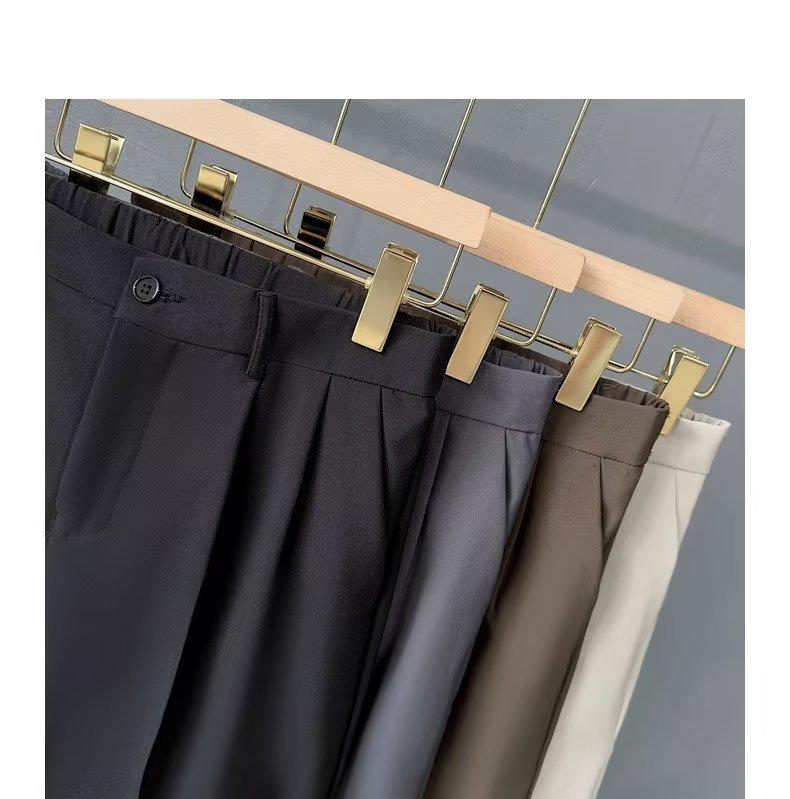 Men's Trendy Loose-Fit Summer Breathable Shorts - Stretchy Streetwear Casual Straight-Leg Suit Pants