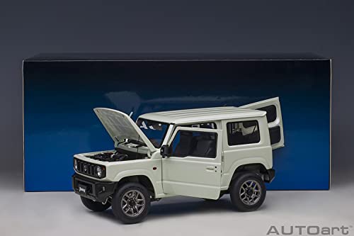 AUTOart 1/18 Scale Suzuki Jimny (JB64) White Pearl Finished Model 78505