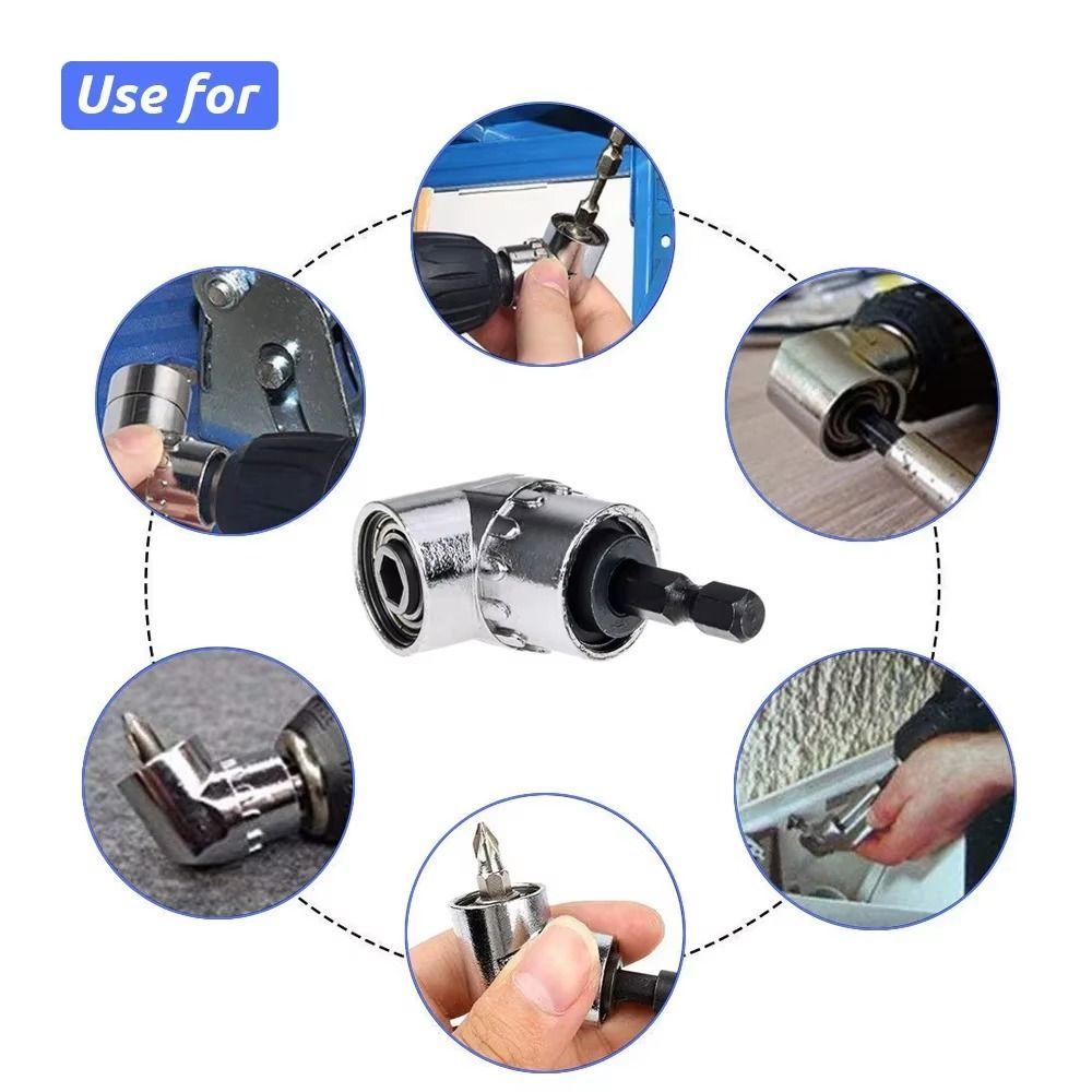 105/90 Degree Chuck Adapter Holder Magnetic Socket Angled Screwdriver Extension Bit  Screwdriver