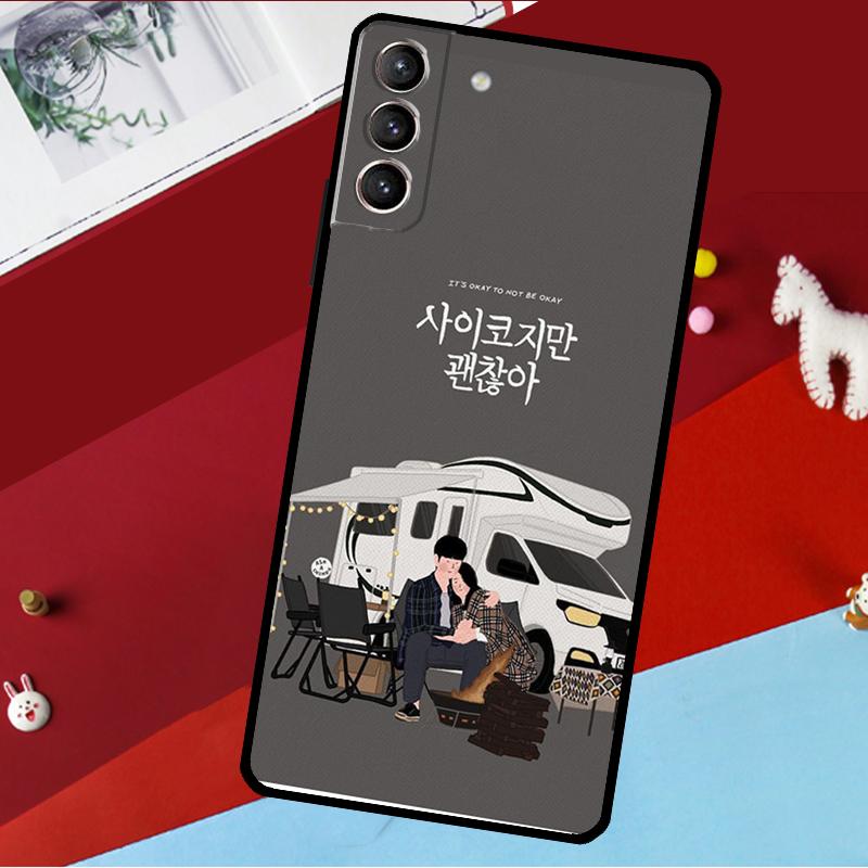 Korean Drama It Is Okay To Not Be Okay Funda For Samsung Galaxy S25 S23 S22 S20 S24 Ultra S9 S10 Plus S21 FE S25 FE Phone Case