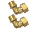 2 buc Alama 1/2 inch Cot Rotativ la 90 Grade Fitting Alama Instrument Fitting Țeavă pentru Bucătărie Baie Instalații de Irigații
