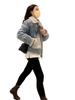 Lamb Wool Denim Jacket Women's Winter Thickened New Design Sense Niche Velvet Stand-up Collar Cotton Clothes Cotton Clothes Women