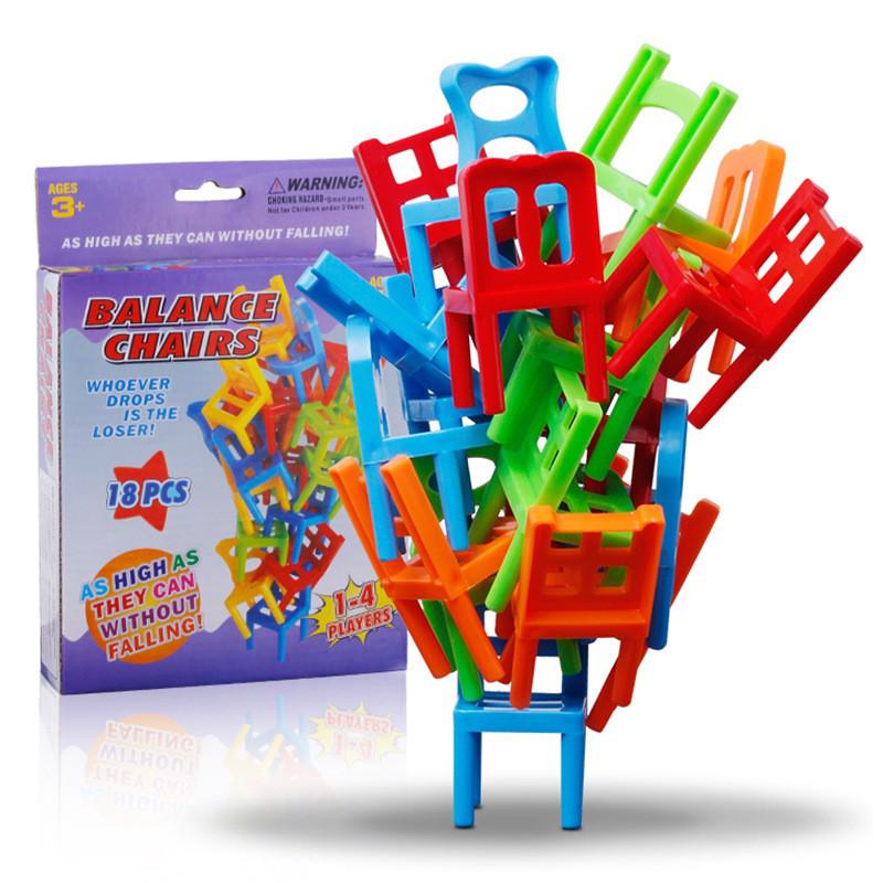 Cross-Border Children s Stacking Chair: Educational Parent-Child DIY Balance Toy