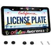 Mounta License Plate Frame Mounta Raised License Plate Frames For Car Decorative Parts Stainless Stee License Plate For Standard Us Canada License