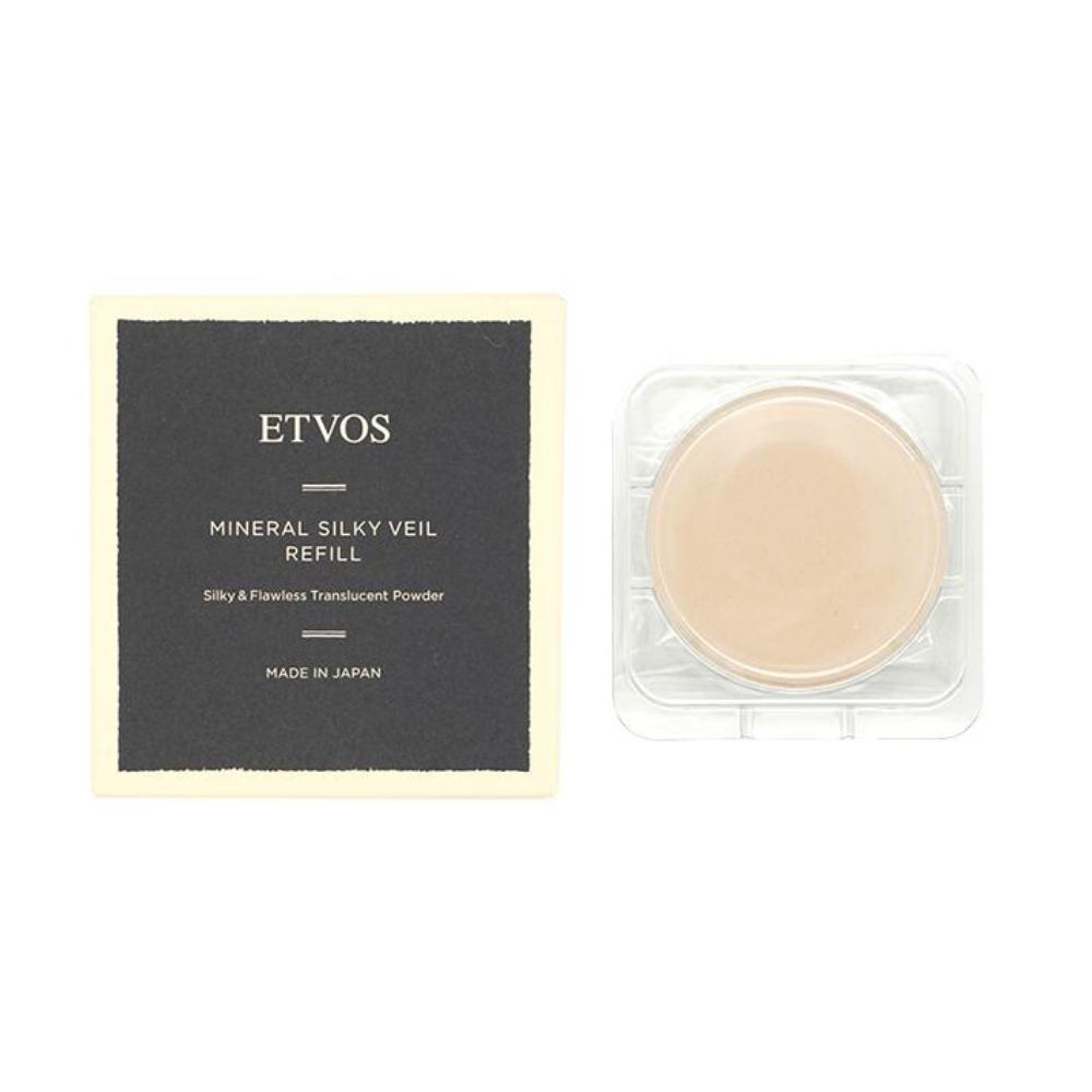 Etvos Mineral Silky Veil Face Translucent Powder Refill with Puff 7g