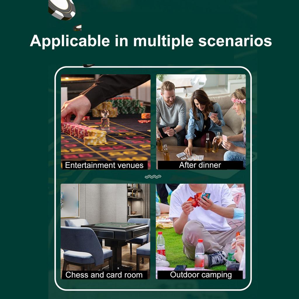 Automatic Card  R, 2-Deck Shuffling Machine with  -SensingCelsiusOne-Key  , 6-Second Auto-Stop, USBCelsiusBattery Powered, Ideal F