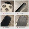 Autumn/Winter Women's Fur & Cotton Suede Slippers - Cross-Color Flat Home Wear.