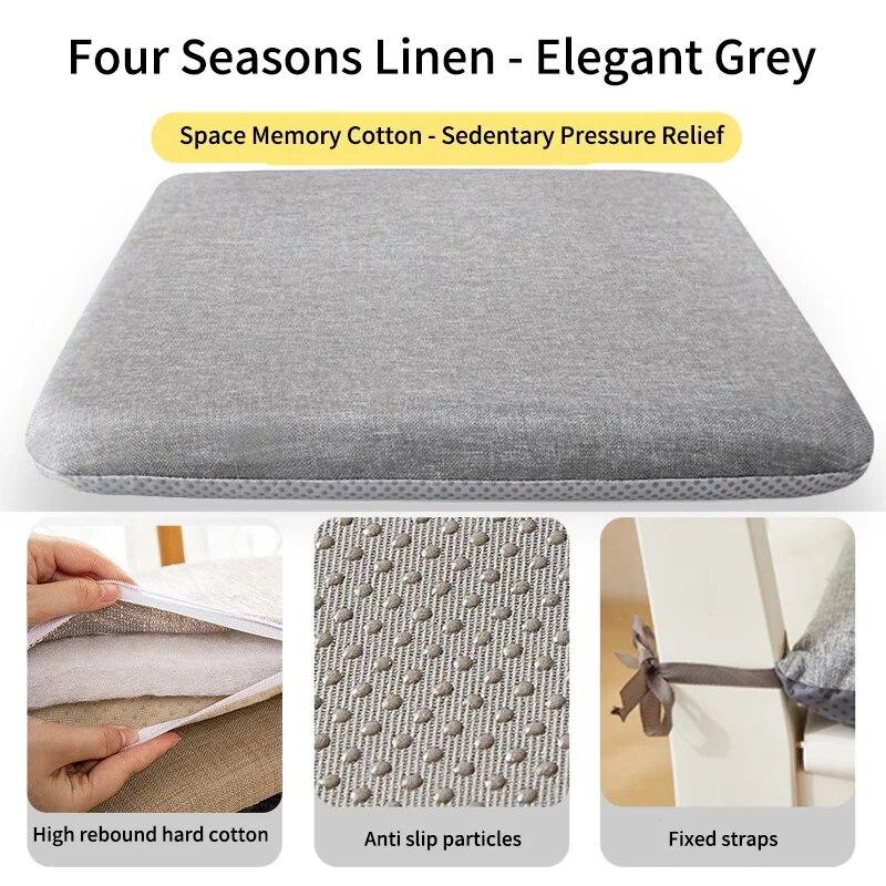 Flax Wind Chair Cushion