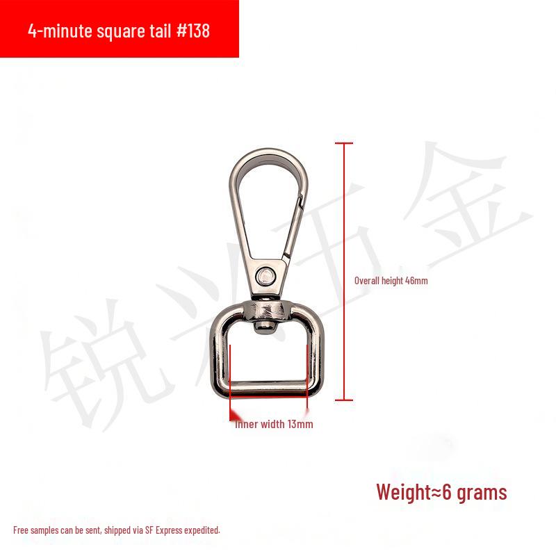 Zinc Alloy Metal Dog Leash Buckle and Luggage Strap Hook