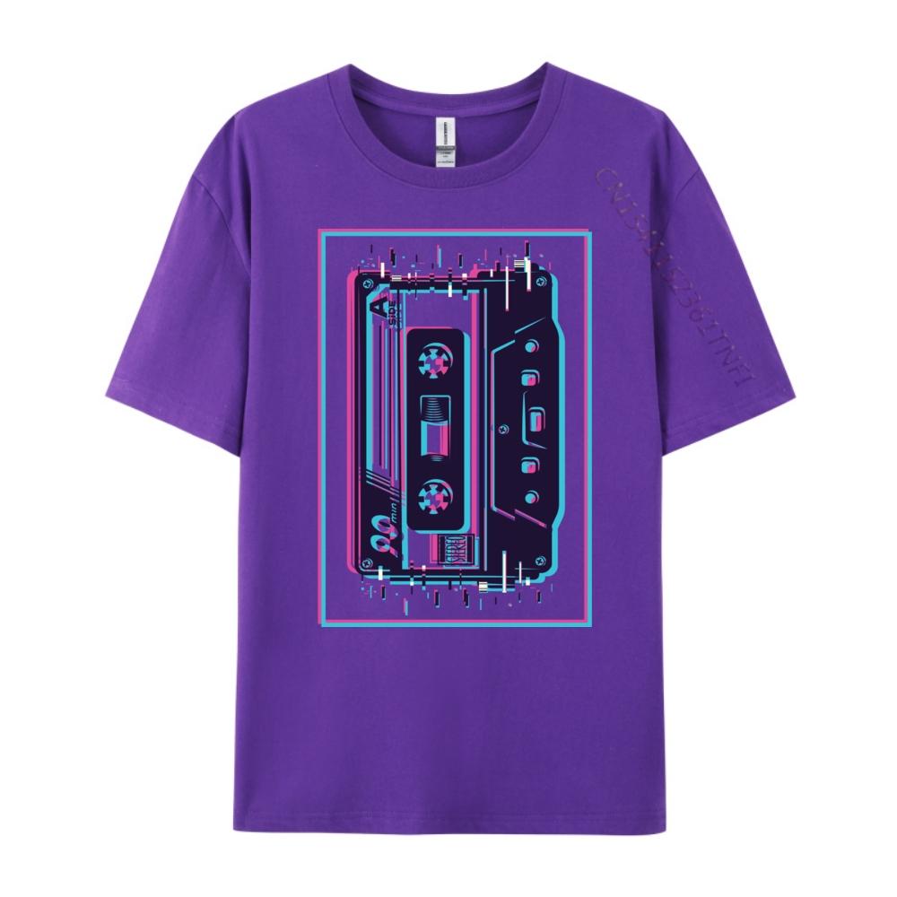 Aesthetic Mixtape 80s 90s Cassette Shirts Graphic Tee Men Cotton Camisetas De Hombre Free Shipping Clothes Casual