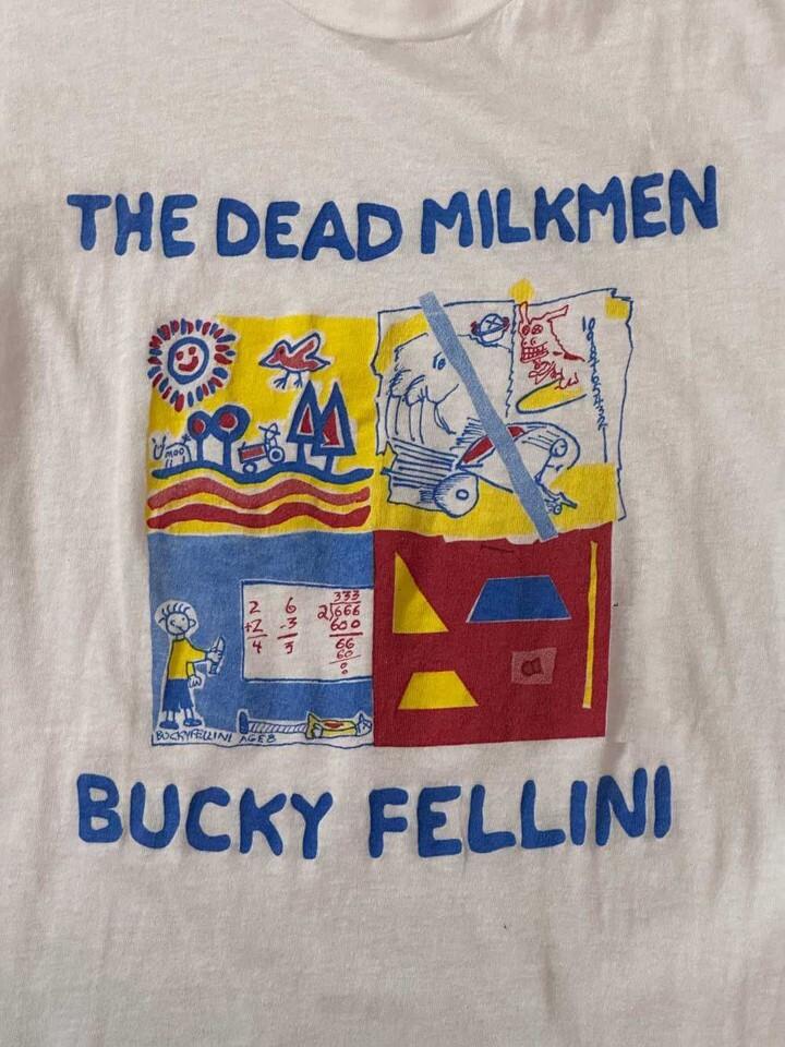 

The Dead Milkmen Bucky Fellini Унисекс Хлопковая Футболка UU1030 M