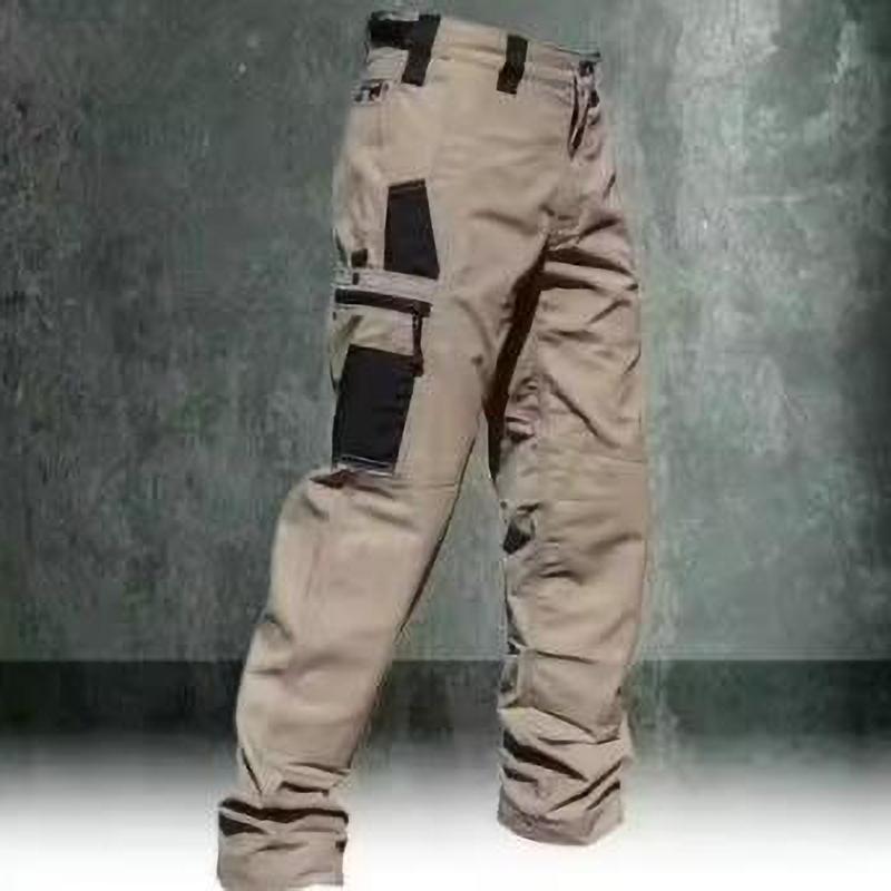 Men's Pants Pockets Work Trousers Casual Tactical Pants Outwear Straight Autumn Winter