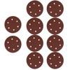 Sandpaper Polishing Tools 10PCS 40-2000grit 6 Hole 9inch/225mm Alumina