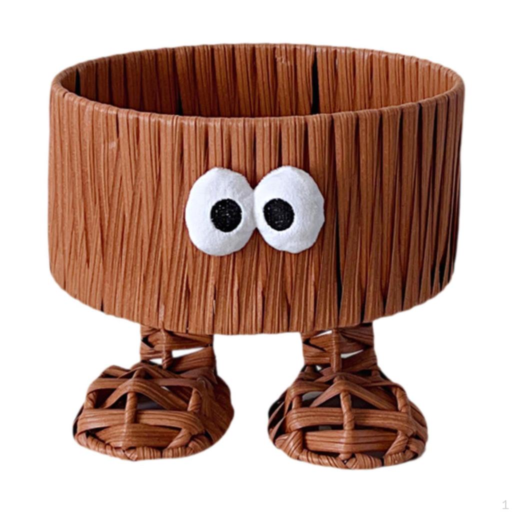 Home Decor Storage Basket for Cookies And Pastries with Imitation Rattan