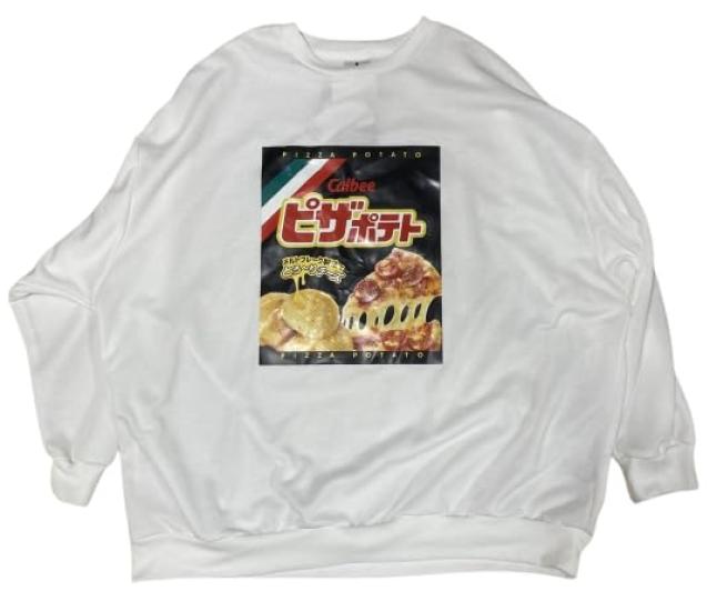 

Calbee Pizza Potato Package Photo Ladies Trainer 4L