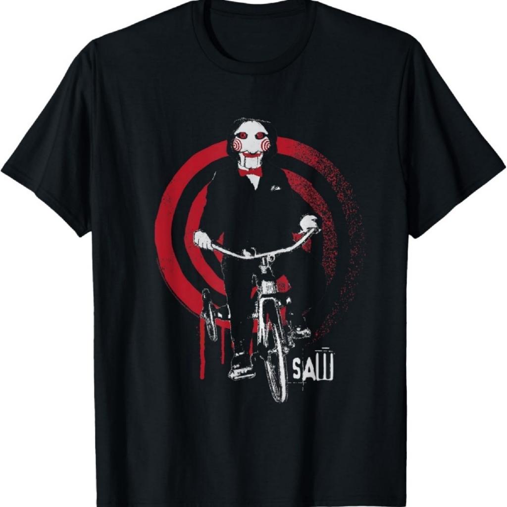 Saw Jigsaw On Bike T-Shirt