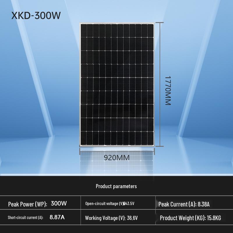 Brand New 200W Monocrystalline Solar Panel for 12V/24V Photovoltaic Power System - Free Shipping
