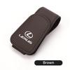 Car Visor Glasses Clip Leather Sunglasses Holder Organizer Accessories For Lexus CT ES GS NX IS250 CT200h IS300h ES300h RX400h N ABJ1