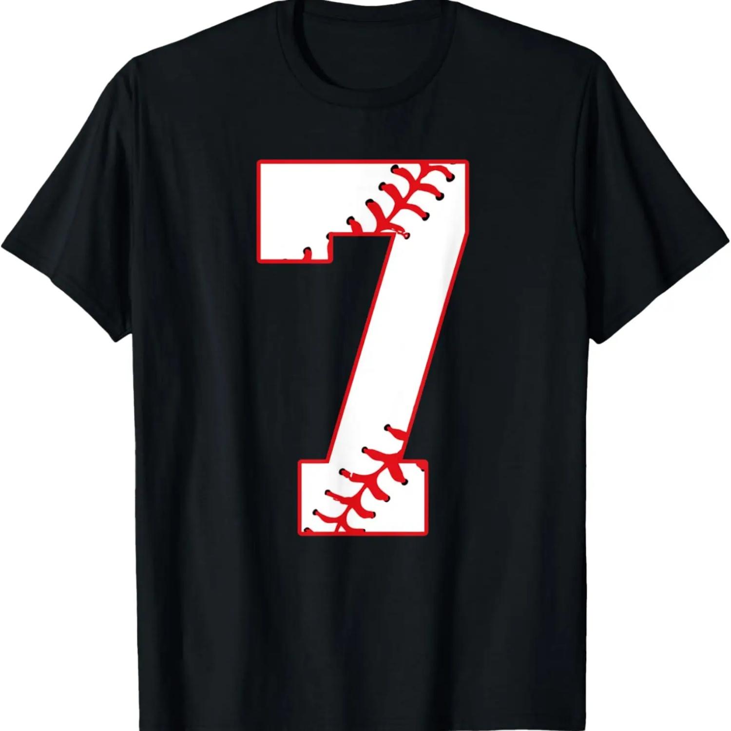 

Cute Seventh Birthday Party 7th Baseball T-Shirt Born 2012 T-Shirt S чёрный