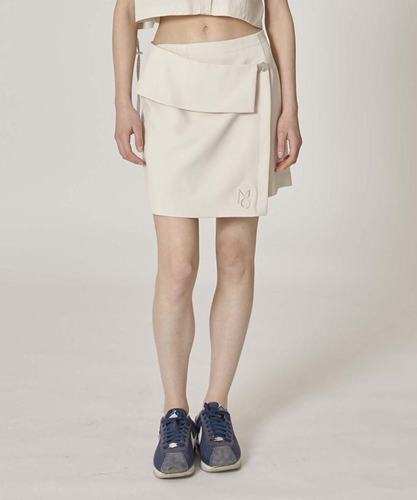 Mualeumoa Low Rise Wrap Skirt - Beige