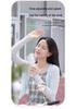 4-in-1 USB Rechargeable Multi-Functional Mini Fan with Phone Holder, Mirror, Flashlight, and Three-Speed Settings