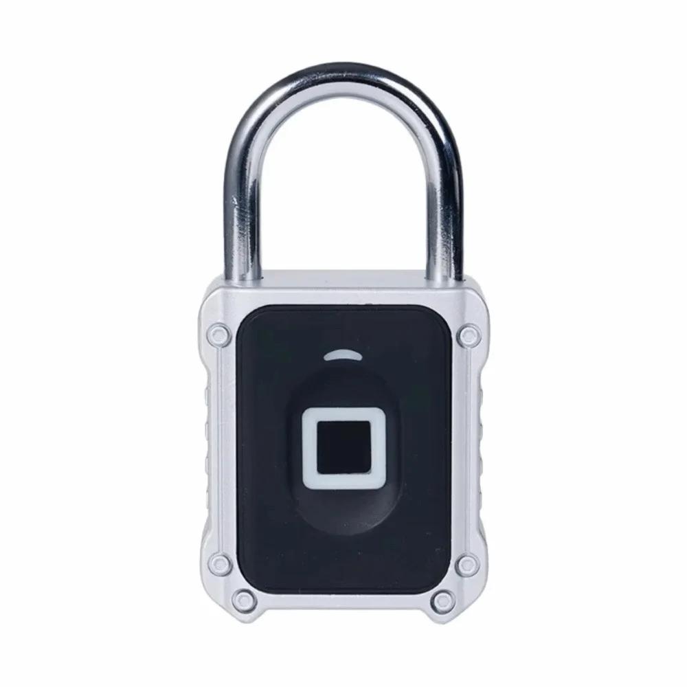 Fingerprint Recognition Bluetooth Smart Door Lock Tuya App Zinc Alloy Fingerprint Padlock IPX5 Waterproof Fingerprint Lock