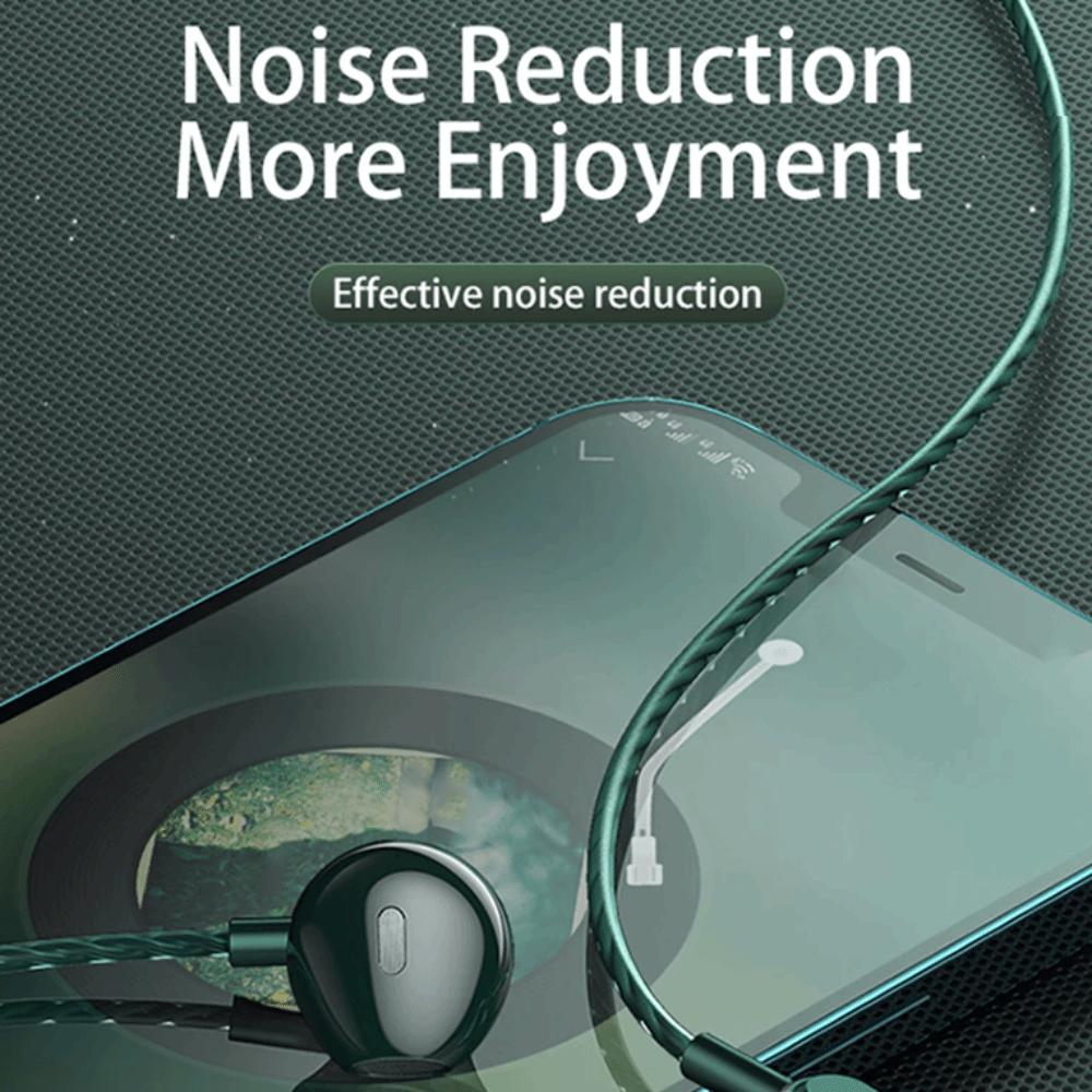 Wire Control Wired Earphone Type C Wired Headset In Ear Earphones  Phone/tablet/laptop