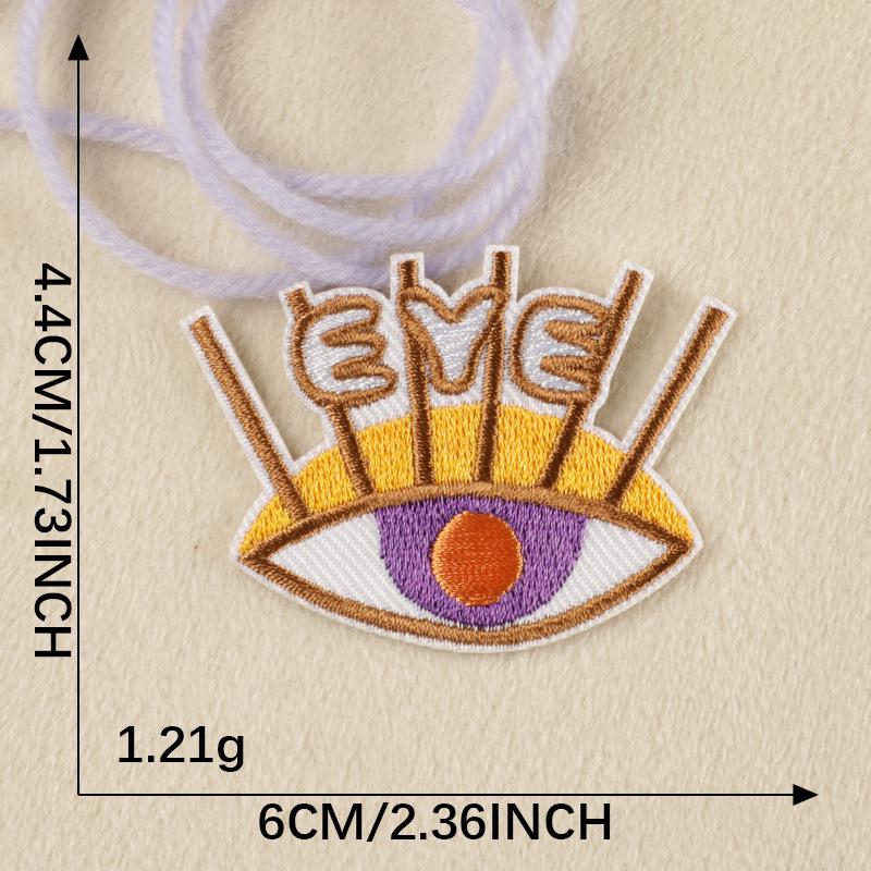 Regnbue Broderi Klistremerke Merke - Kles Tilbehør Patch