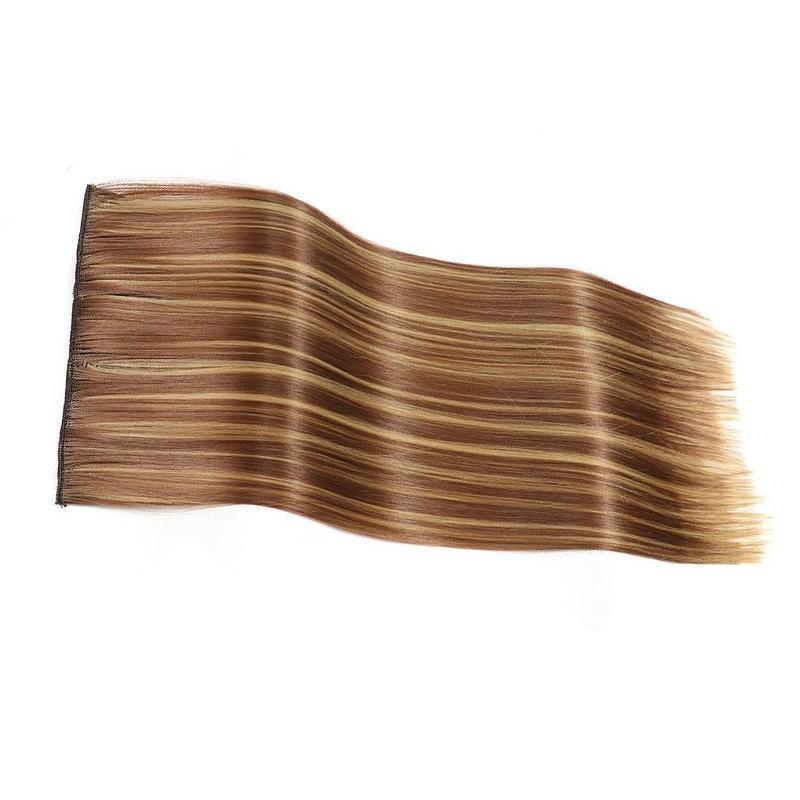 LISI волосы женские натуральные длинные прямые волосы наращивание парик 5 зажимов — фото 20