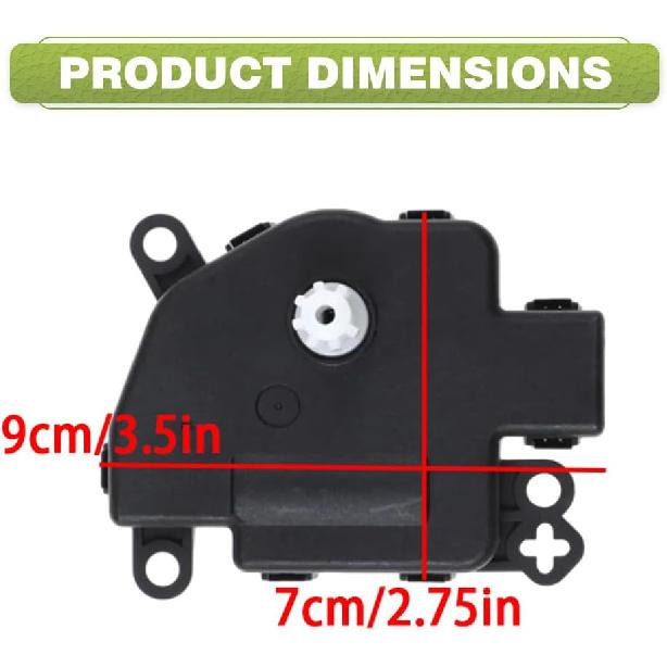 Air Conditioner Blend Door Actuator, HVAC AC Heater Blend Door Actuator, Compatible with Ram 1500 5.7L V8 Gas OHV Naturally Aspirated 2011-2017,