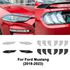 Smoke Black TPU Paint Protective Foil for Ford Mustang 2018-2023 Headlight and Tail Light