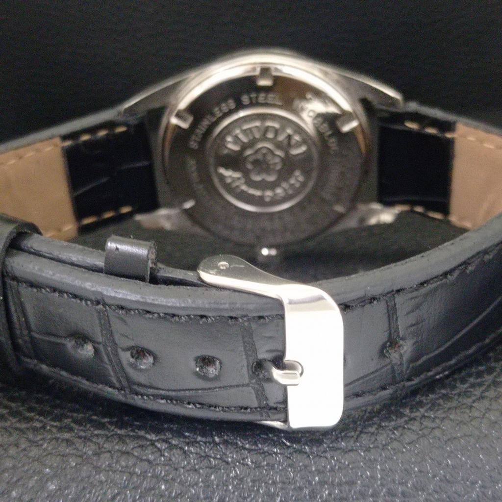 SCHWEIZER VINTAGE TITONI AIRMASTER TITOFLEX MANUELL AUFZIEHEND HERREN GRAUE UHR a703238-1