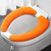 Universal Toilet Seat Cover Cartoon Toilet Sticker Warm Soft Washable Bathroom Closestool Protector Bathroom Accessories WC