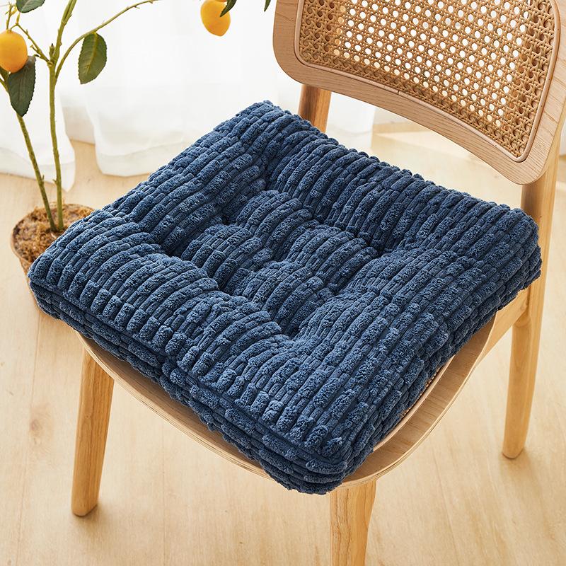 

Вельветовые теплые подушки осенние и зимние подушки подушки для офисных стульев студенческие подушки татами нескользящие 40x40cm