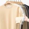 2025 Autumn/Winter Plus Velvet Heavyweight Cotton Slim Fit Round Neck Hoodie for Couples