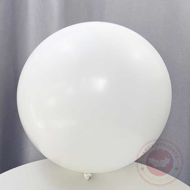 Giant White Round Balloons 5-36inch Wedding Latex Helium Pastel Matte Pure White Baloes Arch Garland Birthday Decoration Globos