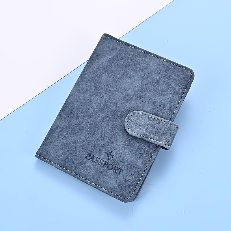 Magnetic Buckle Passport Holder & Multi-Functional Travel Wallet Set