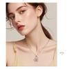 Rose Gold Heart Pendant Necklace Women - Fashion Casual Cross Chain Choker 41-50cm Adjustable Length