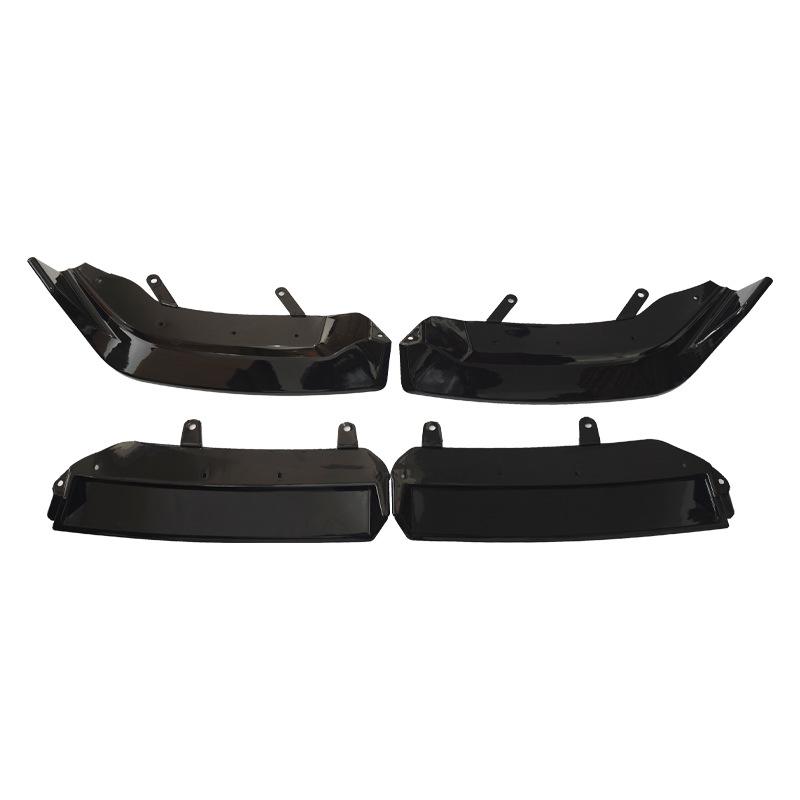 

For BMW 5 Series G60 G61 i5 M60 M Sport 520d 530e 550e 2026+ 4PCS M Performance Style Front Lip Bumper Body Kit Glossy Black