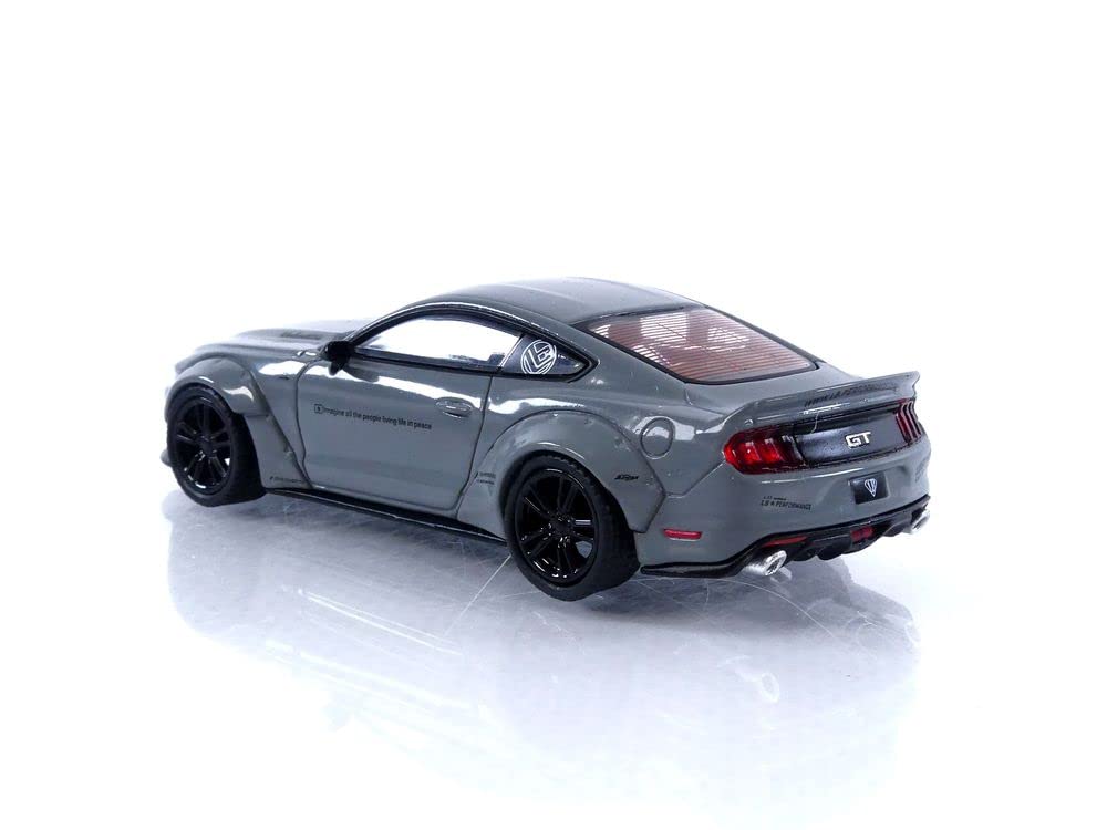 MINI GT 164 164 LBWORKS Ford Mustang GT Grau (Linkslenker) Fertigprodukt MGT00470-L