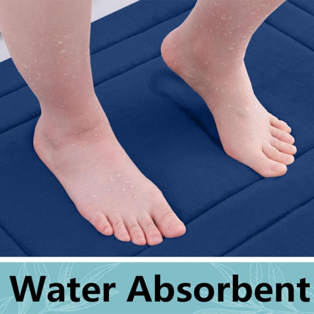 Memory Foam Bath Mat Non-Slip Bathroom Mat Ultra Soft Bath Rug