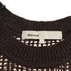 08sircus Mohair Blend Mesh Knit vest Brown Women Used