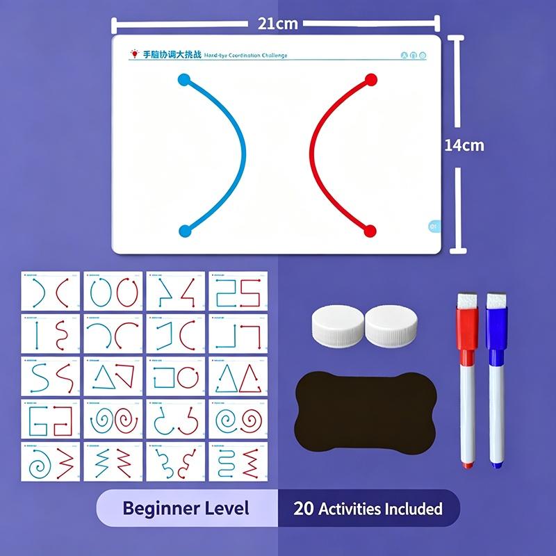 Preschool Hand Brain Coordination Action Training Tool Kids Cognitive Skill Development Game for Full Brain Balance Gift