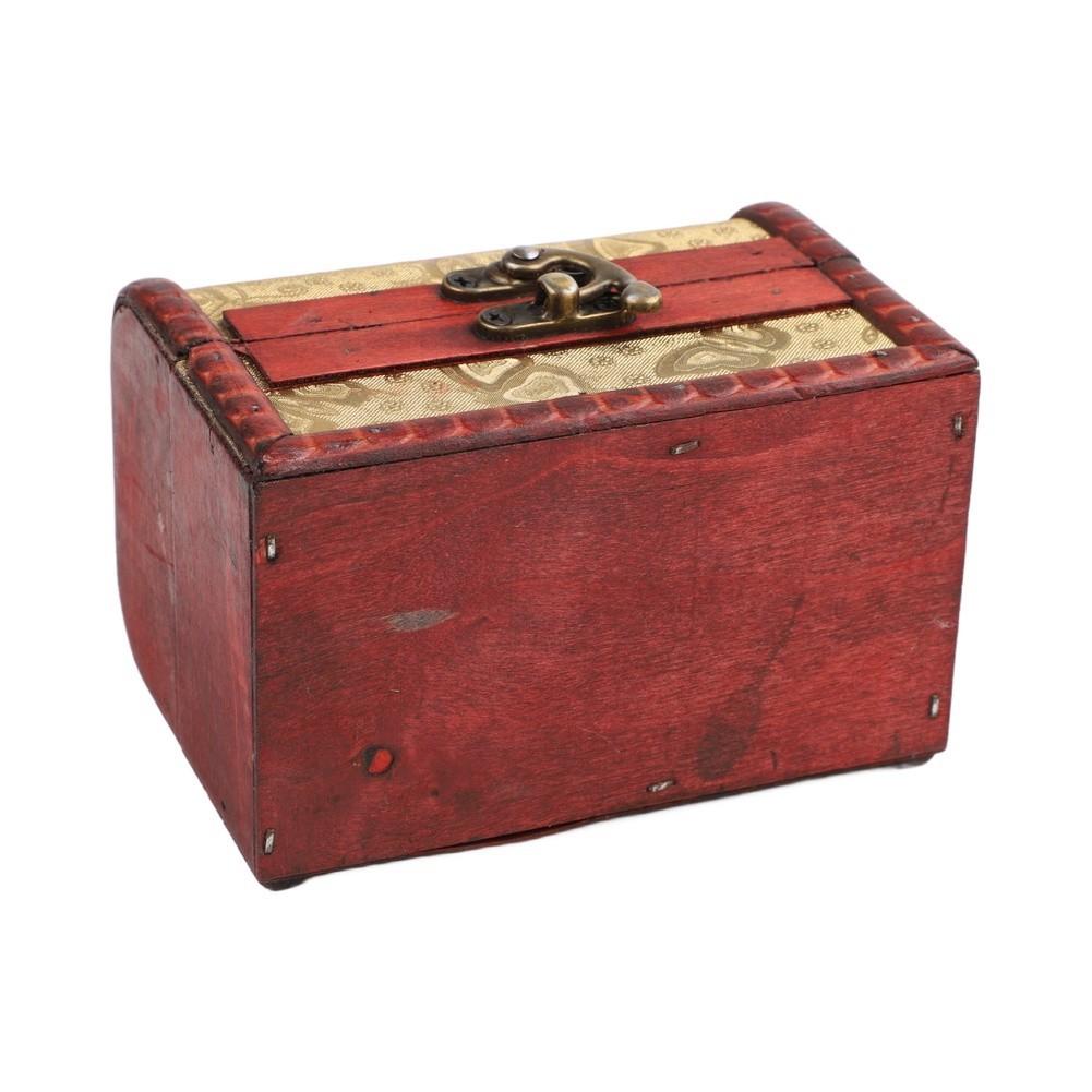 Jacquard Jewelry Organizer Vintage Storage Box Decorative Piece