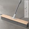 Scouring Stainless Steel Wire Brush Long Handle Cleaning Brush Tile Cleaning Tool  For Outdoor Yard