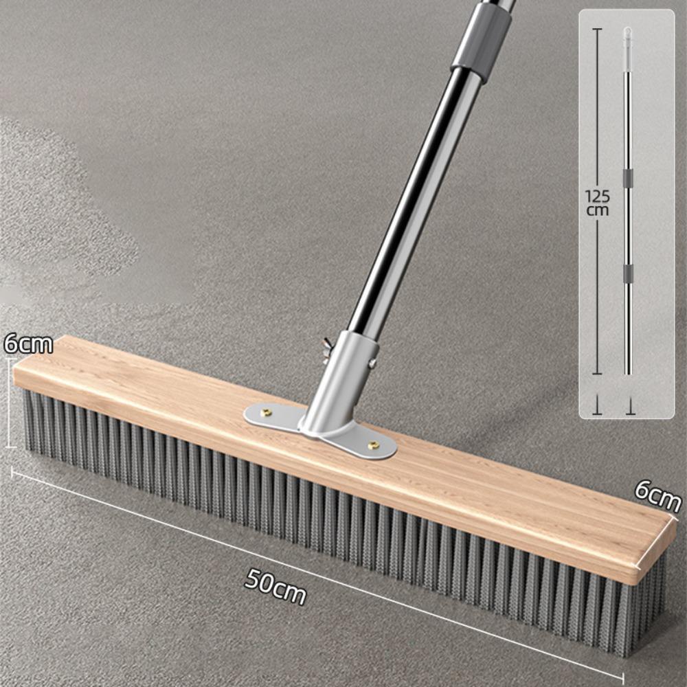 Scouring Stainless Steel Wire Brush Long Handle Cleaning Brush Tile Cleaning Tool  For Outdoor Yard